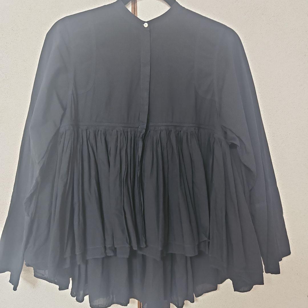 カレンソロジー レイヤードキャザーブラウス ネイビー