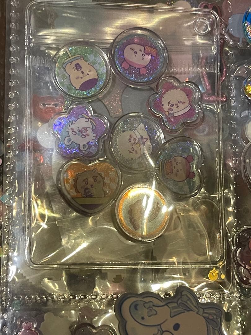 正規品　シール帳完成品A5サイズ　チャーム3個付