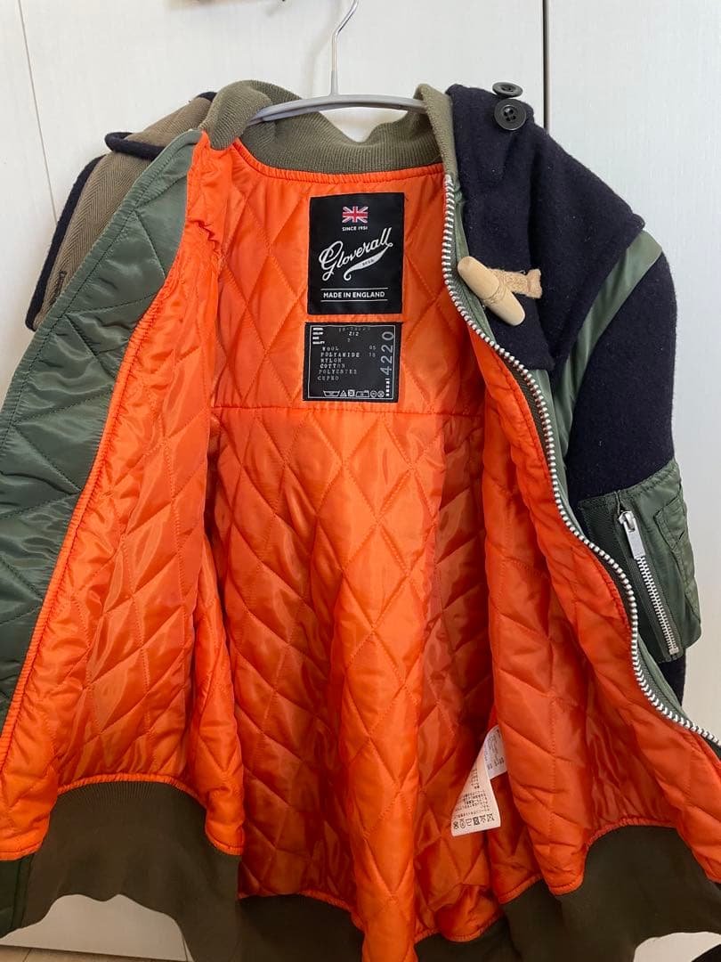 18AW sacai サカイ × Gloverall グローバーオール　サイズ2