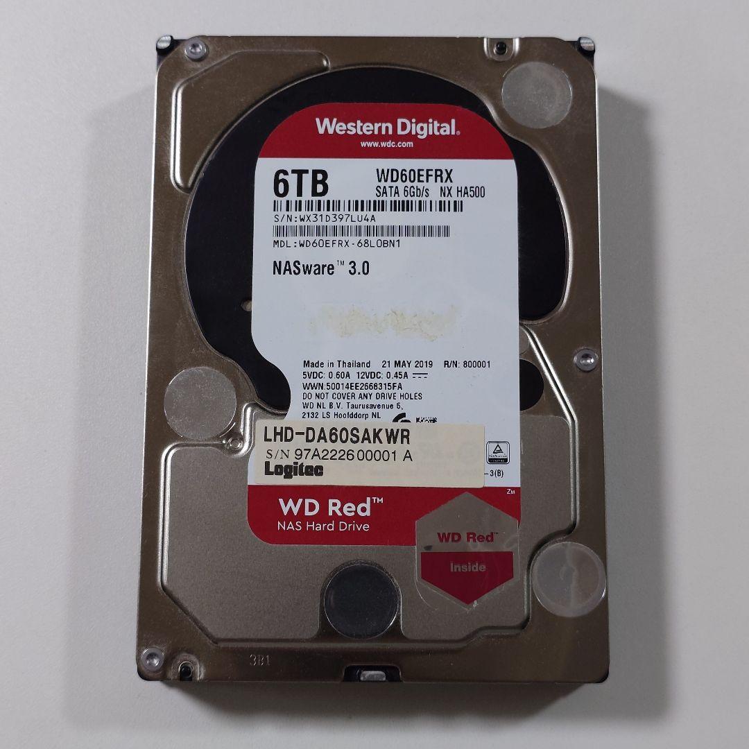 Western Digital Red 6TB ハードディスク