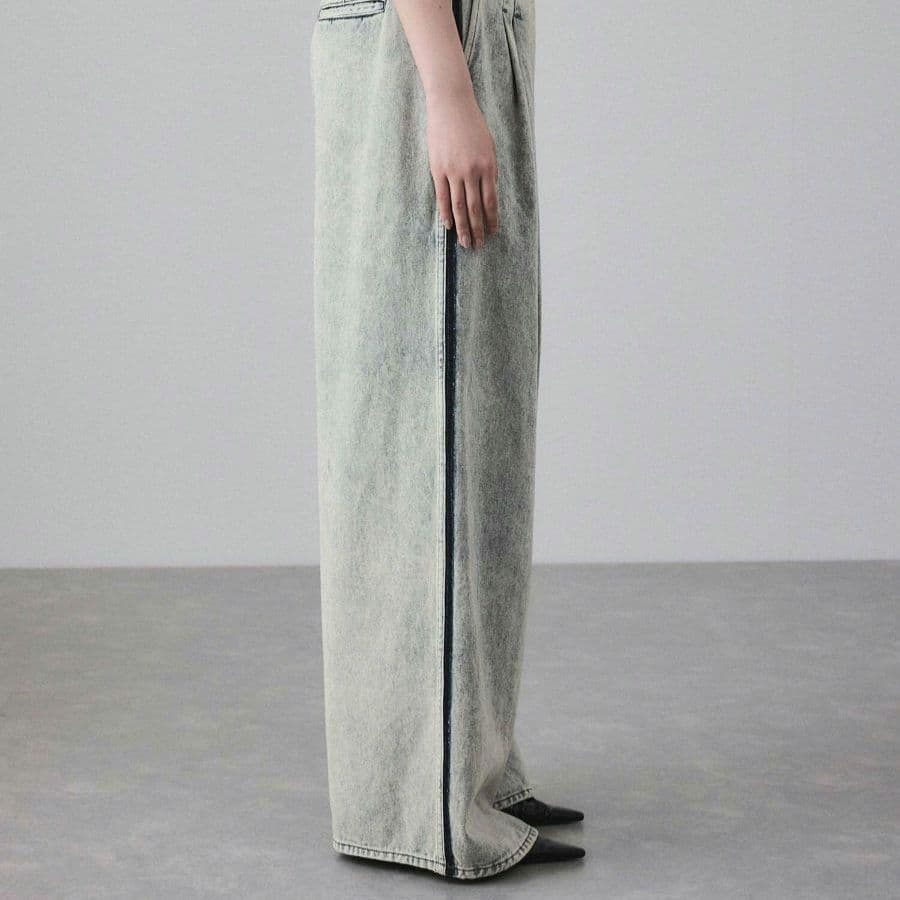 ADAM ET ROPE EMOELLE ドレスデニムパンツ 36