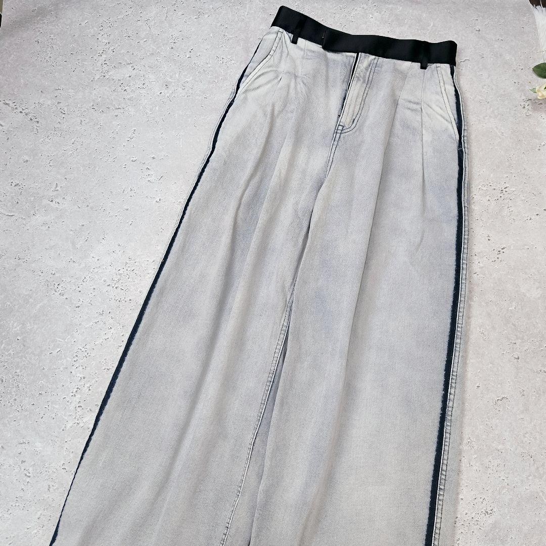 ADAM ET ROPE EMOELLE ドレスデニムパンツ 36