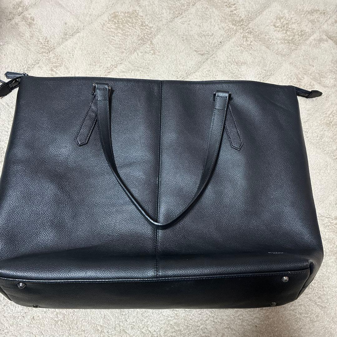 ブラックレーベル 黒 レザートートバッグ