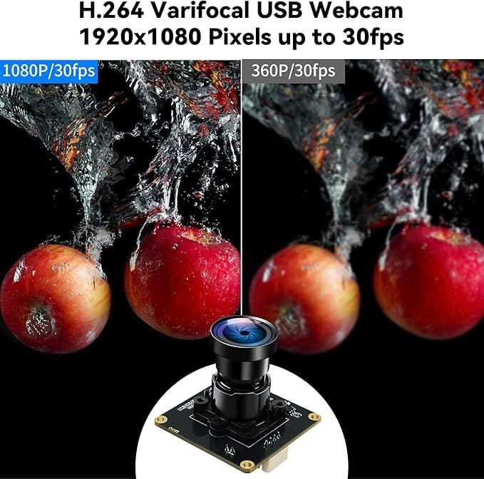 ウェブ カメラ HDR 110° 広角レンズ USB