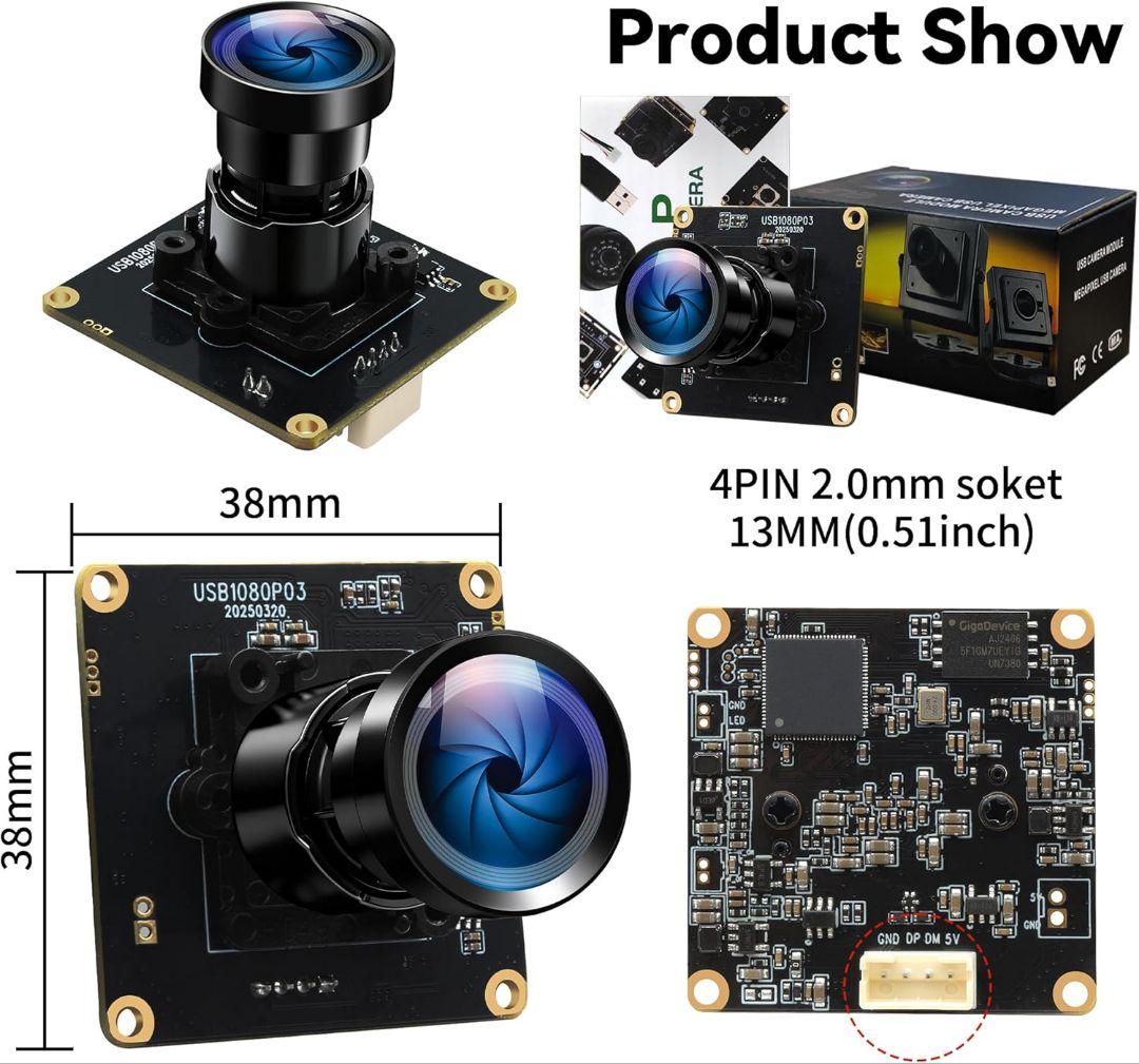 ウェブ カメラ HDR 110° 広角レンズ USB