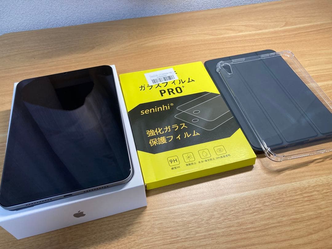 【新品同様、フィルム、ケース付き】iPad mini 第7世代