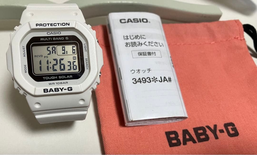 【未使用品】CASIO Baby-G BGD-5650-7JF ホワイト