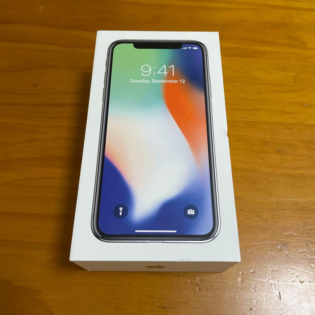 iPhoneX 64GB シルバー