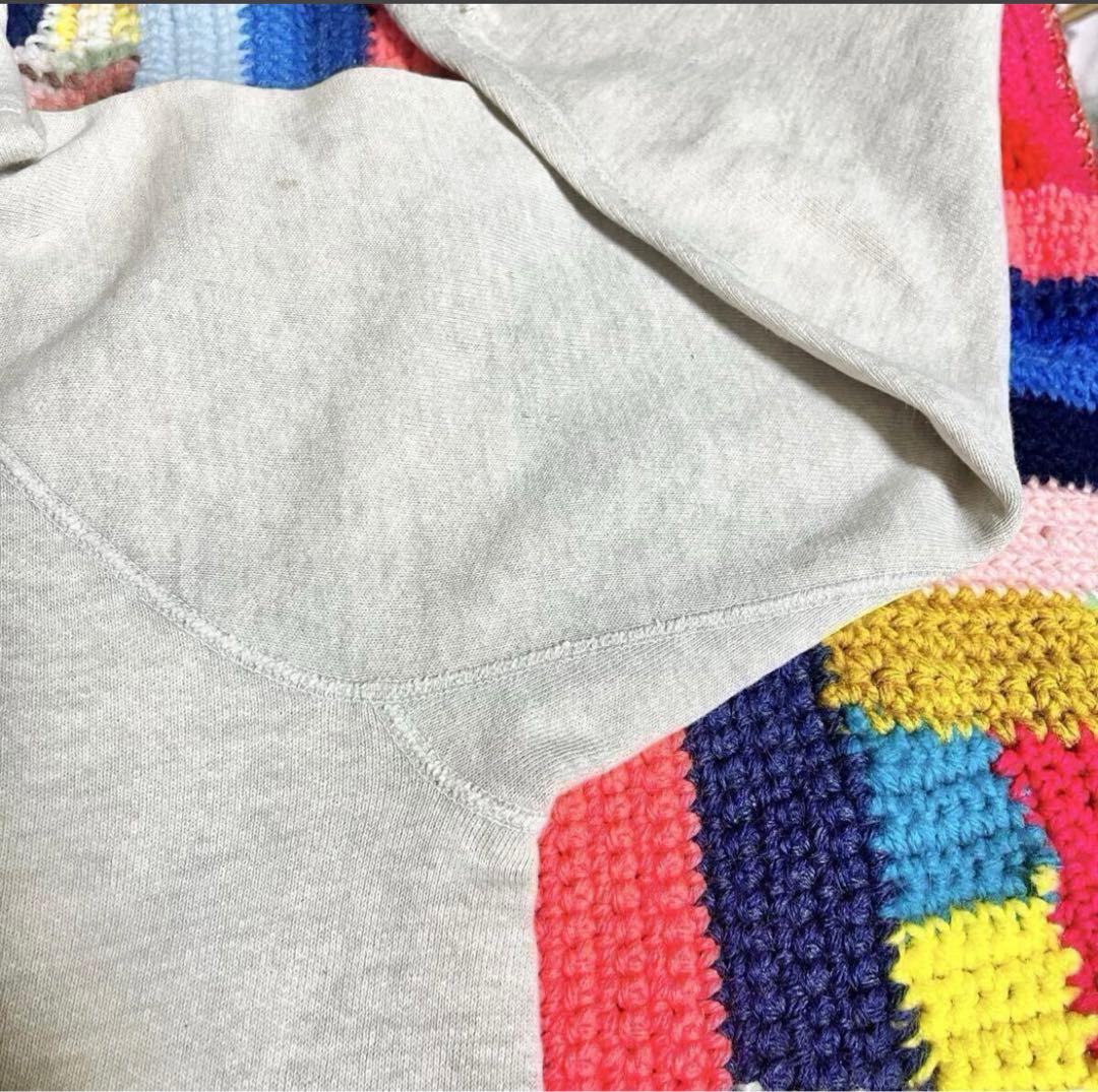 50s 60s ヴィンテージ スウェット パーカー4本針 脇ガゼット リブ長