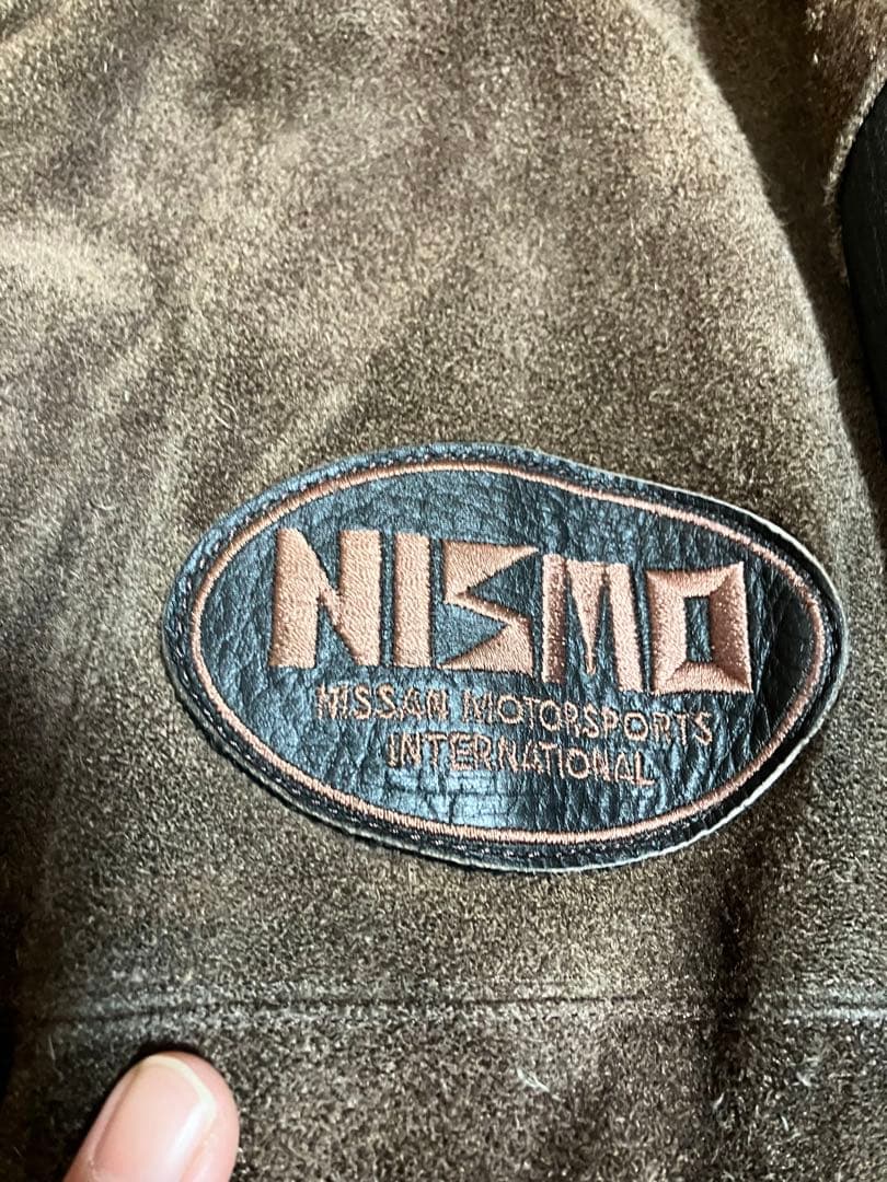 K*s様 NISMO レザースタジャン　90s日産　旧ロゴニスモ　Mサイズ