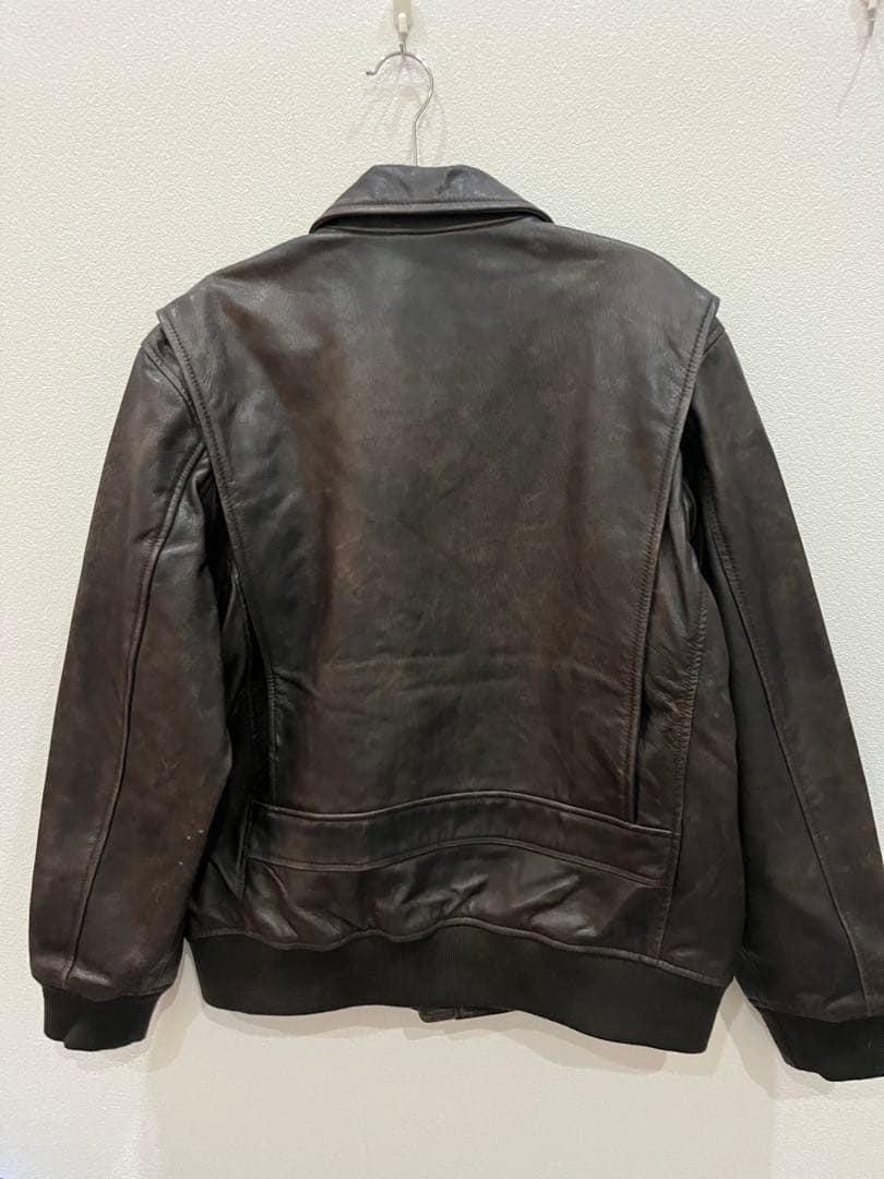 LEVI'S® CLAYTON LEATHER AVIATOR JACKET