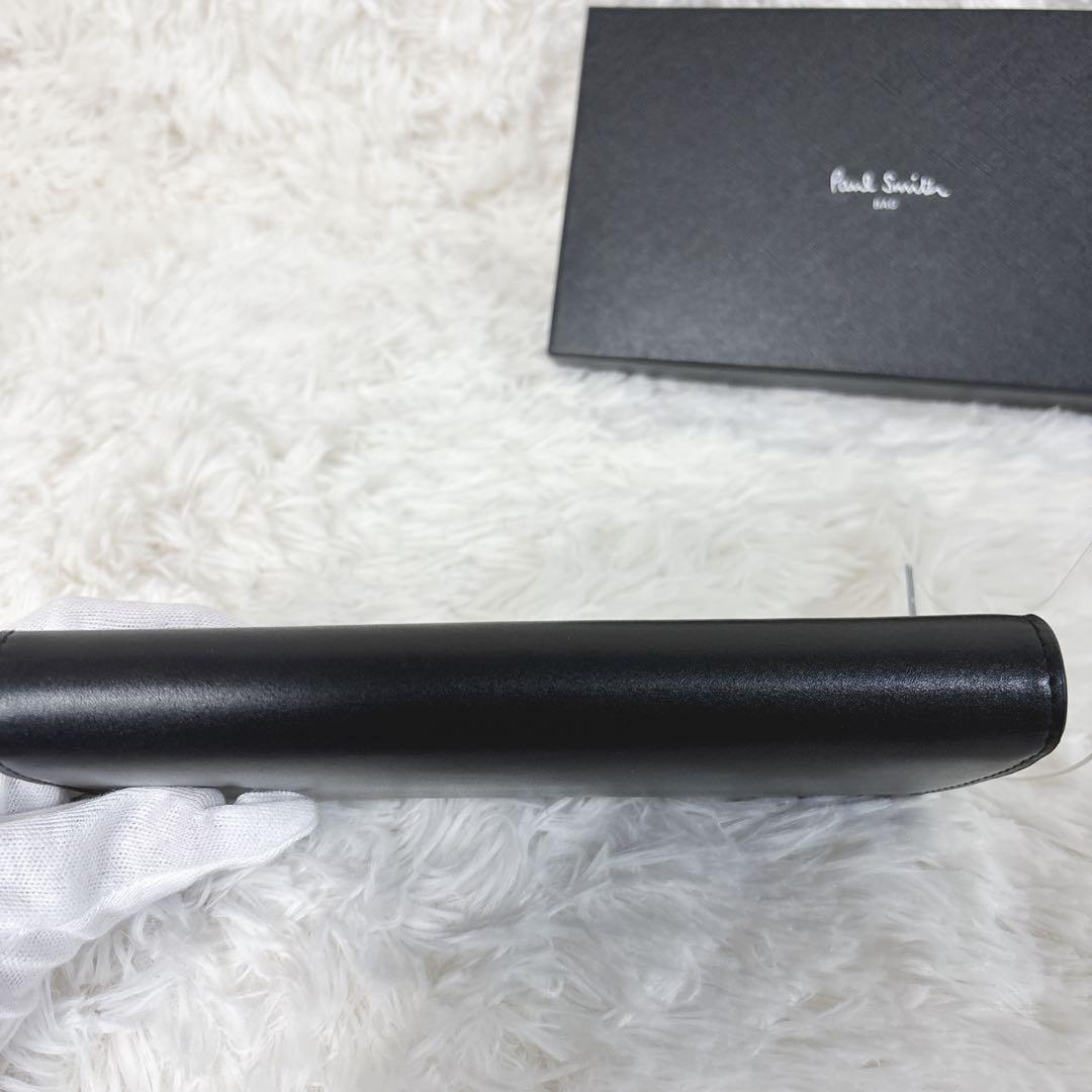 【極美品】PaulSmith マーケトリーストライプラビット　折り財布