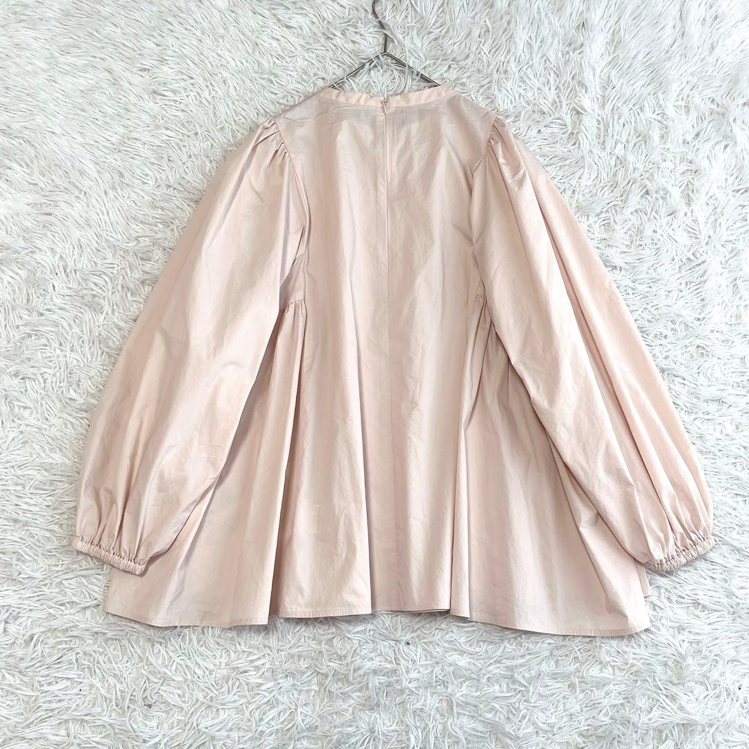 yori サイドギャザーブラウス リボンタイ ボウタイ パフスリーブ セレモニー