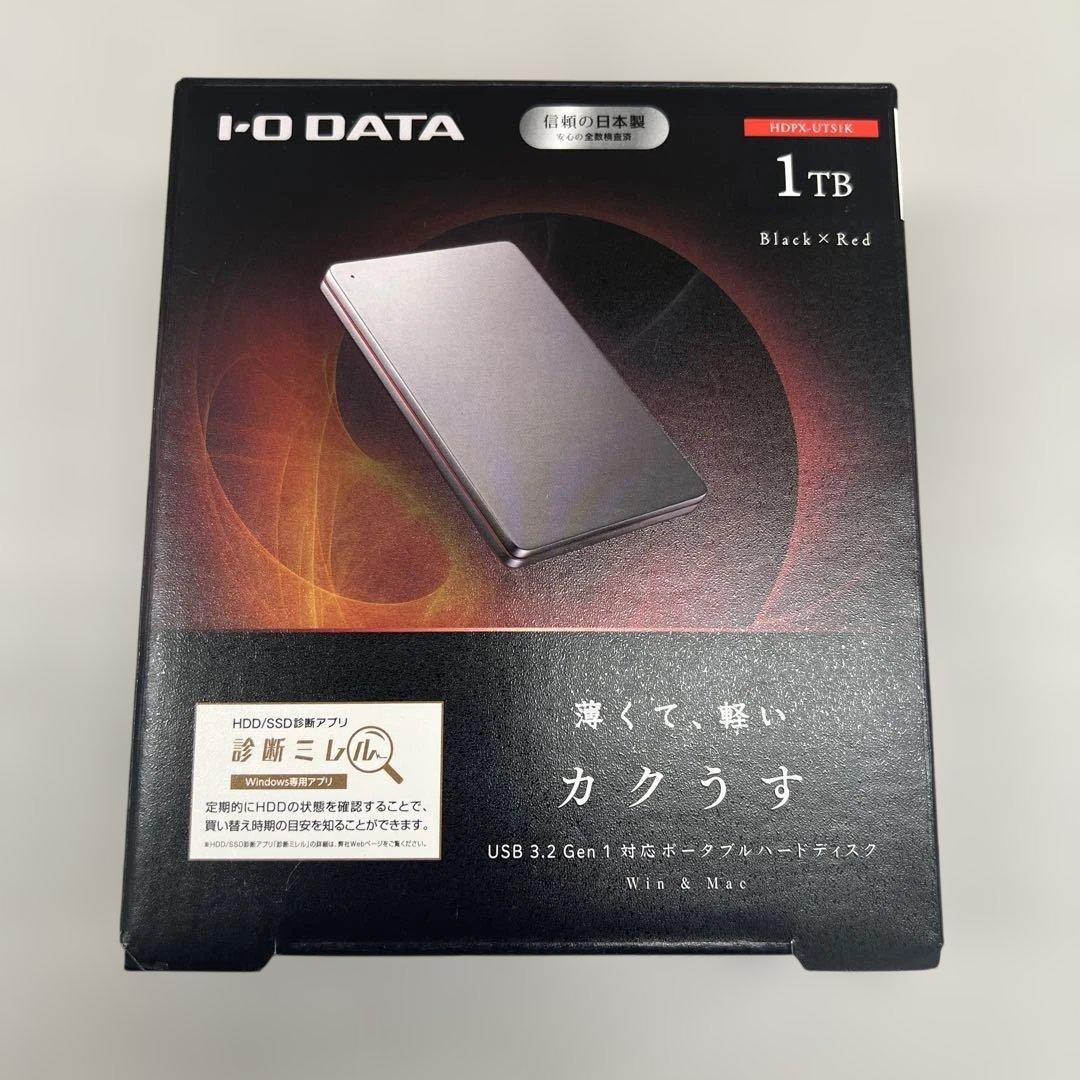 511437 アイ・オー・データ 外付けHDD ハードディスク 1TB
