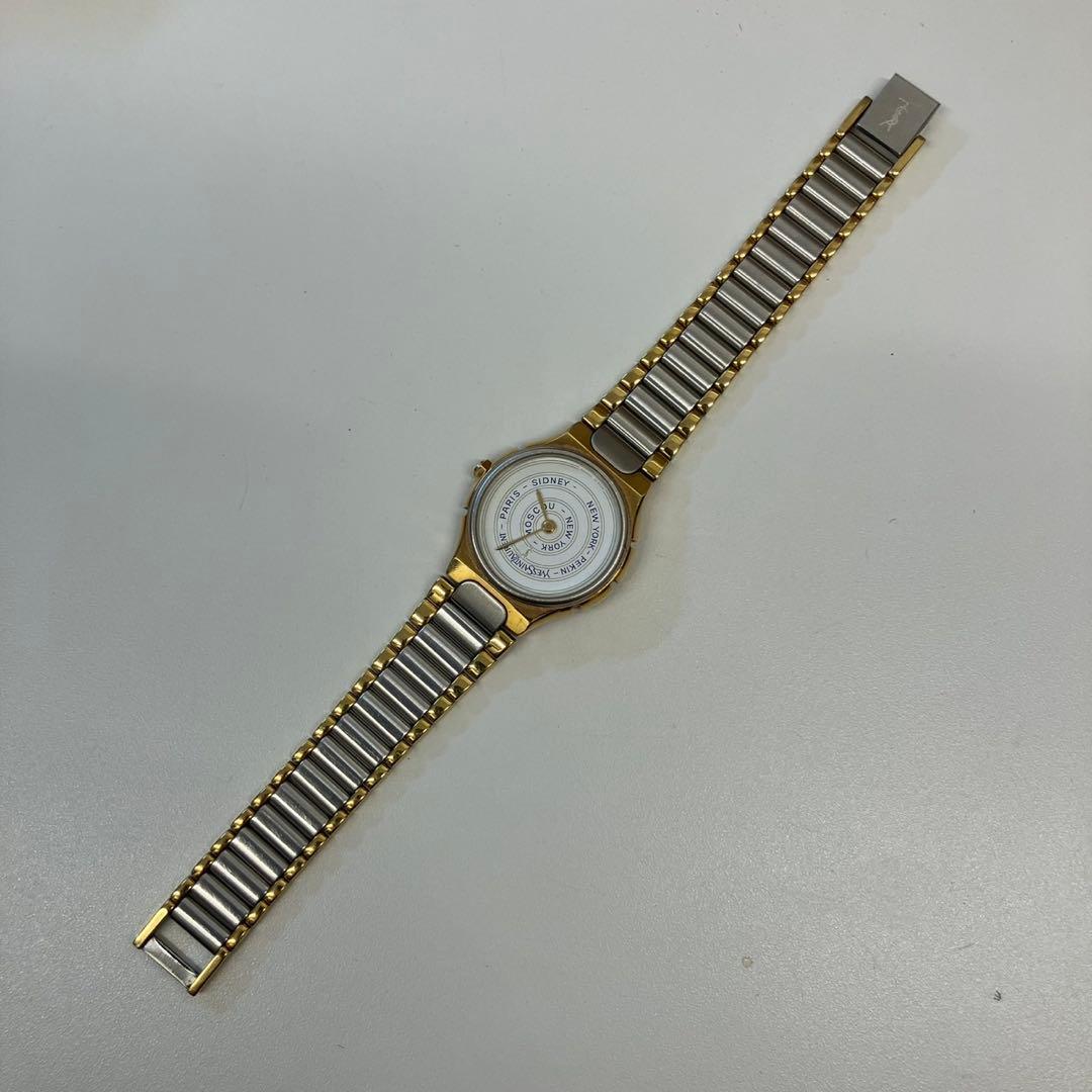 Yves Saint Laurent クォーツ時計 ゴールド/シルバー YSL