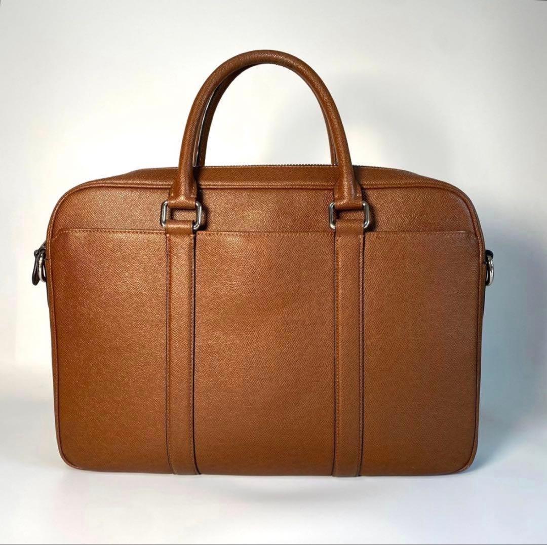 コーチ　COACH ブラウン ビジネスバッグ