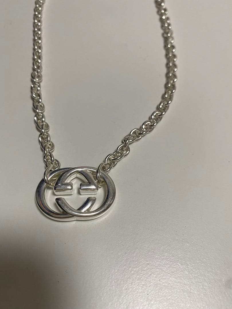 GUCCI 4217 G 8402 シルバーネックレス
