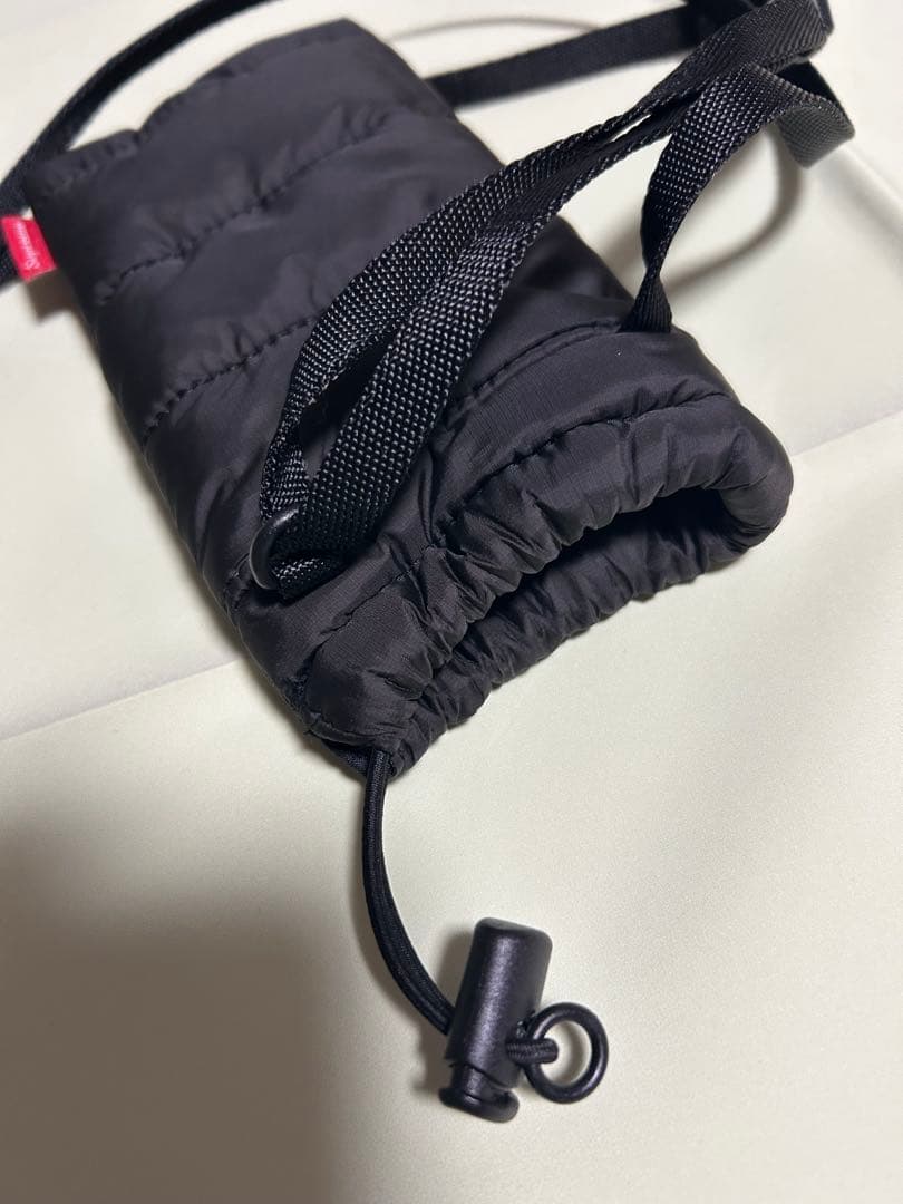 SUPREME 22AW Puffer Neck Pouch /ブラック