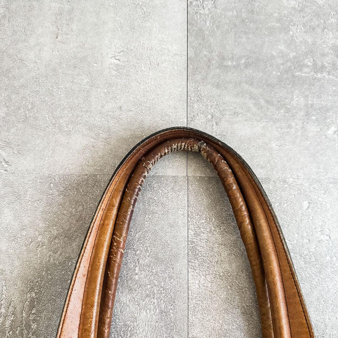 ヴィンテージ 1960's~ スエード× レザー ツートンカラー レザーバッグ