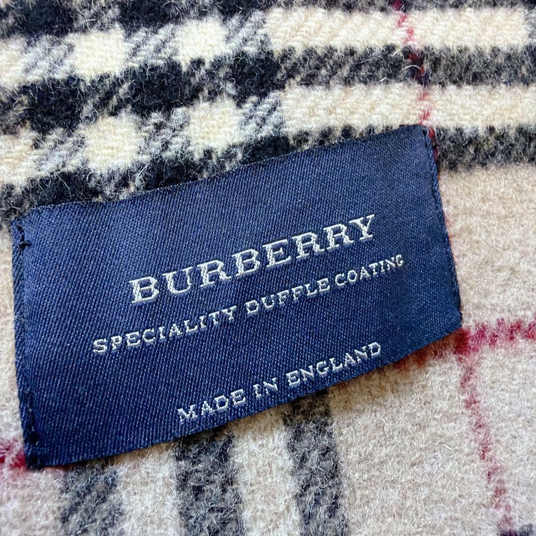 BURBERRY LONDON ロング ダッフルコート ウール ベージュ L