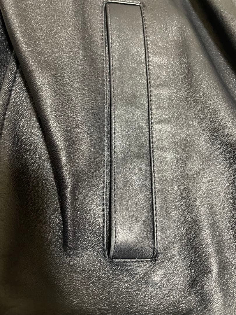 EMMETI VALLICO SP ダークネイビーシングルライダースビームス別注