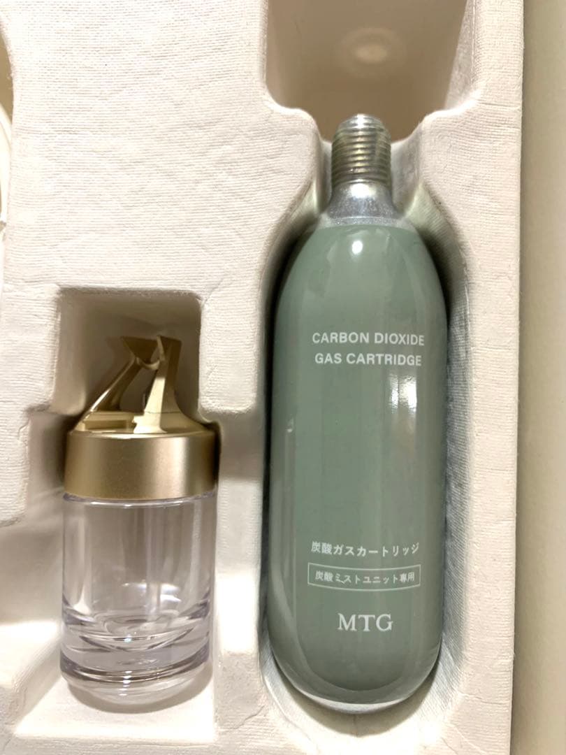 MTG PLOSION炭酸ミストユニット/炭酸ガスカートリッジ3本/ボトル2個