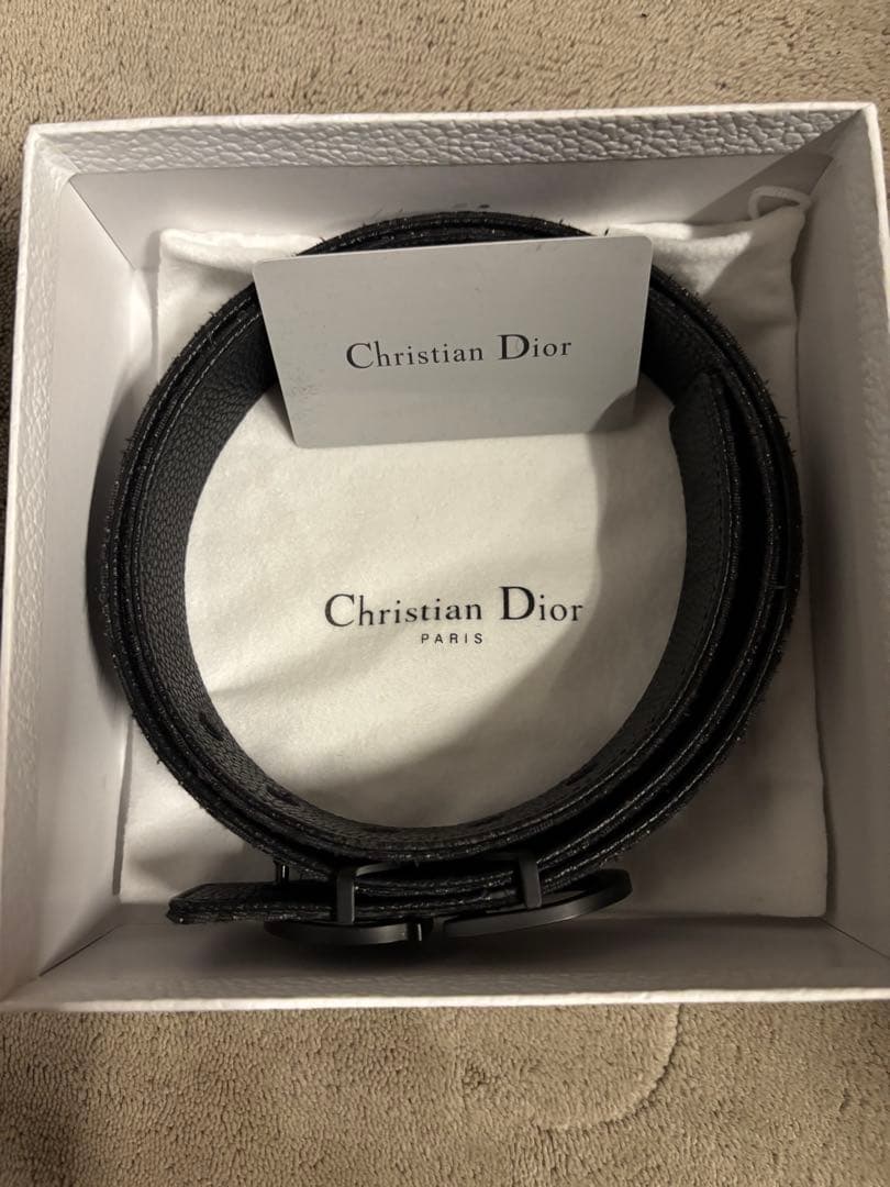 W*m様 Christian Dior ロゴベルト モノグラム ブラック オール