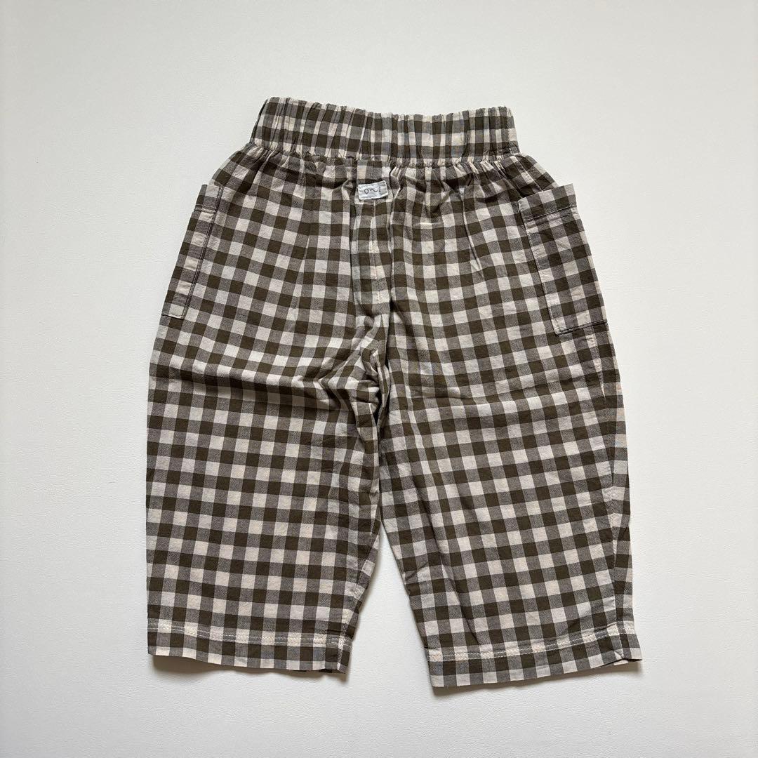 organic zoo ギンガム パンツ 1-2y ビスチェ 2-3y セット