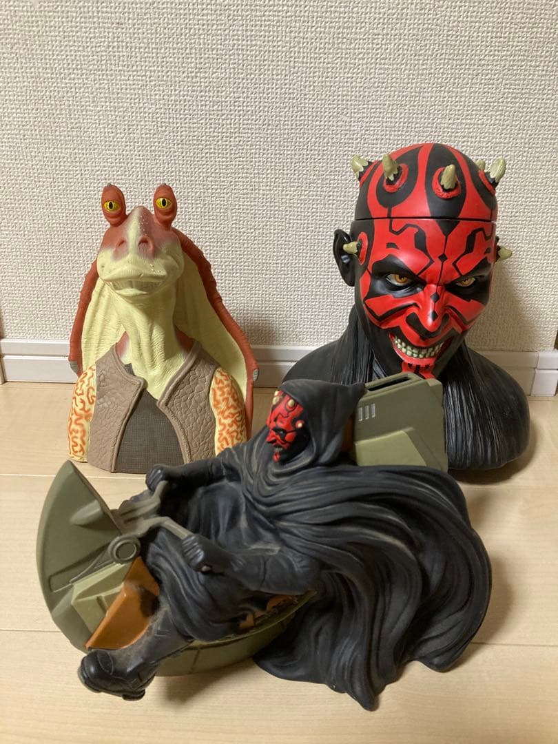 スターウォーズ 　ダースモール　コンテナ　ジャージャービンクス　貯金箱