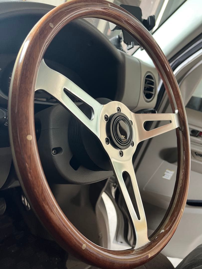 ウッドステアリング【36.5Φ】ヴィンテージ