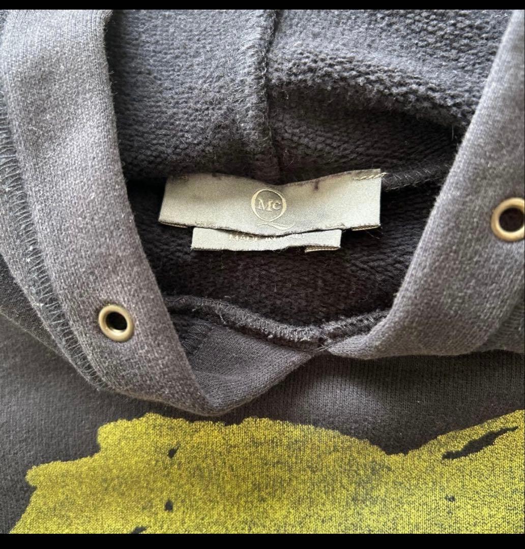 MCQアレキサンダーマックイーン　プリント　フーデットパーカー　メンズ