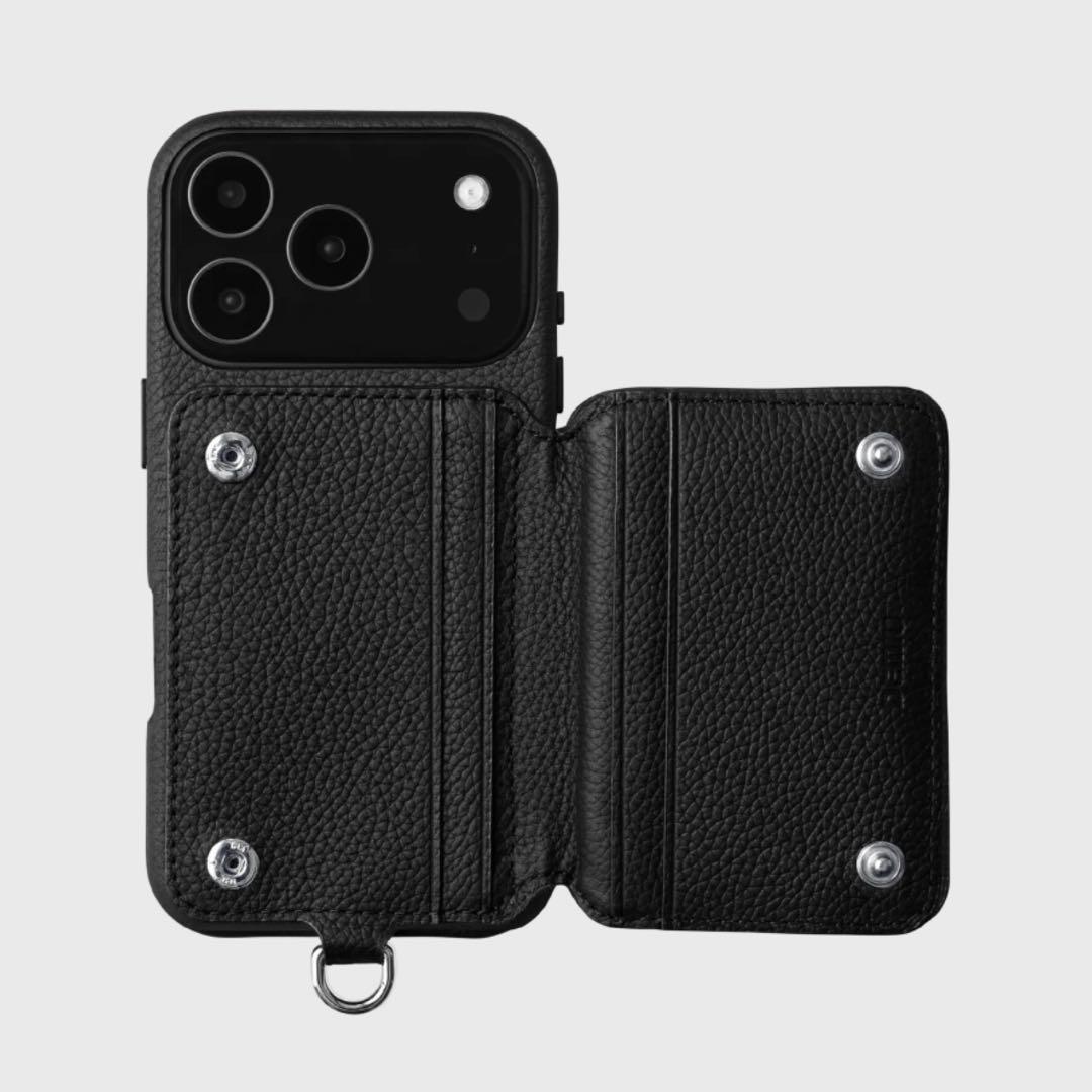 DEMIU デミュウ iPhone スマホケース 17pro サイズ ブラック黒