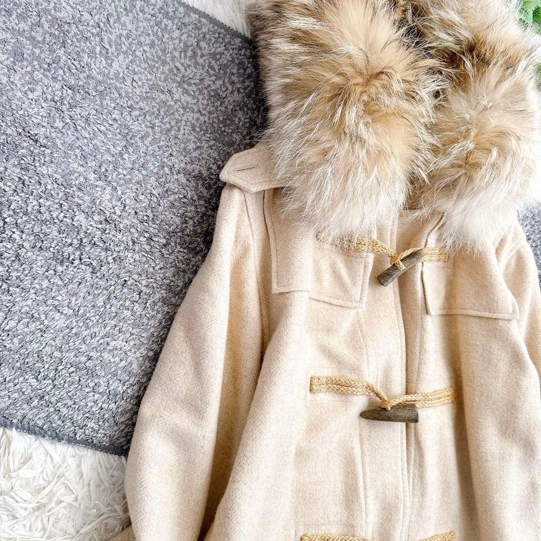 ラルフローレン　ロング　ダッフルコート　ベージュ　キャメル　コヨーテ　ヘリボーン