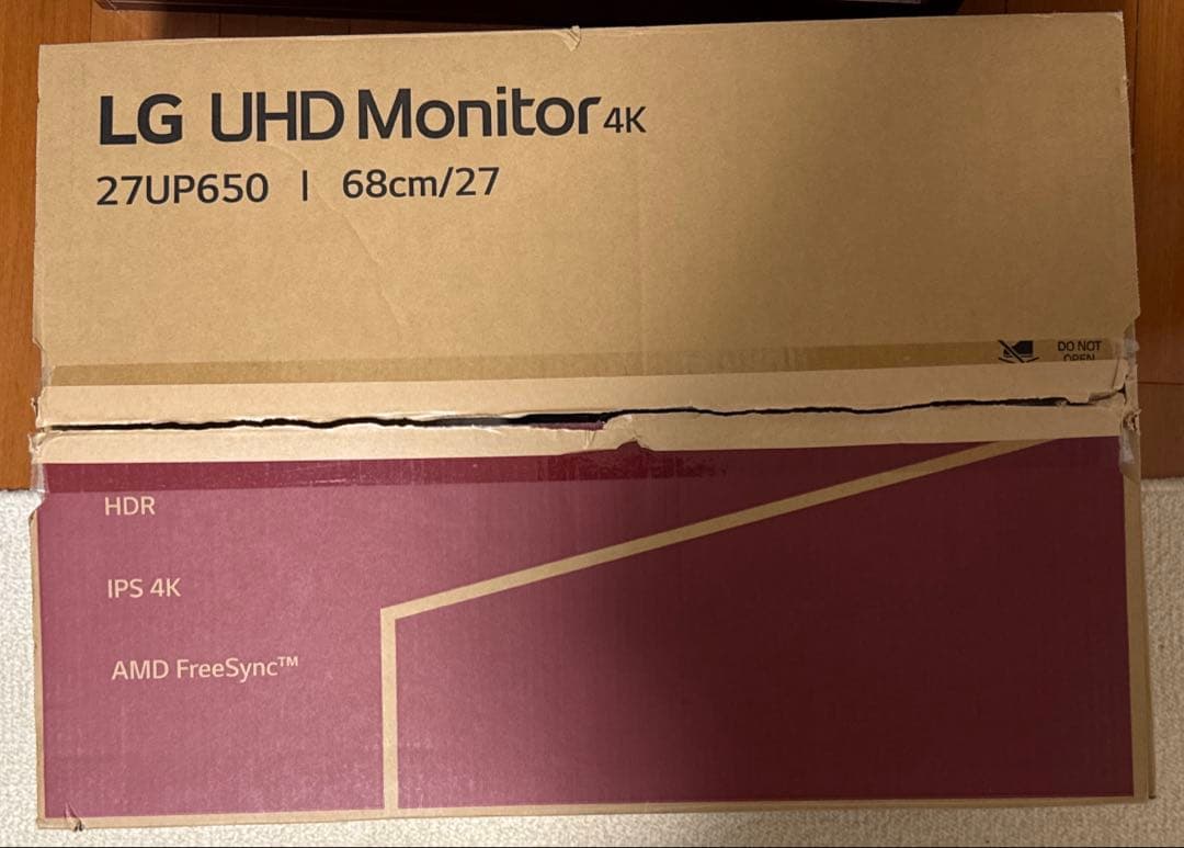 LG 27インチ 4K モニター 27UP650-W (IPS/非光沢/HDR)