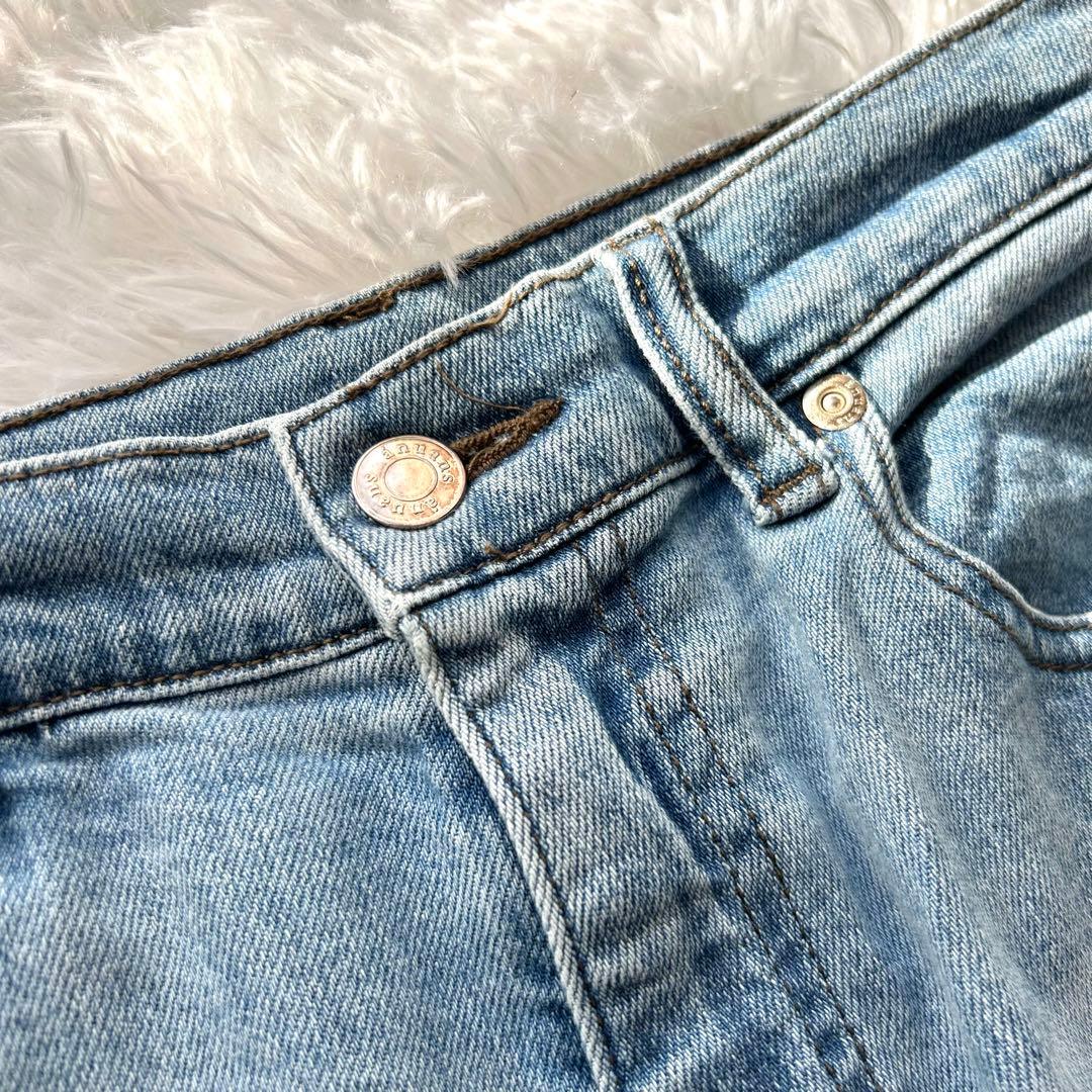 【人気完売品】anuans アニュアンス　センターダーツワイドデニムパンツ　1