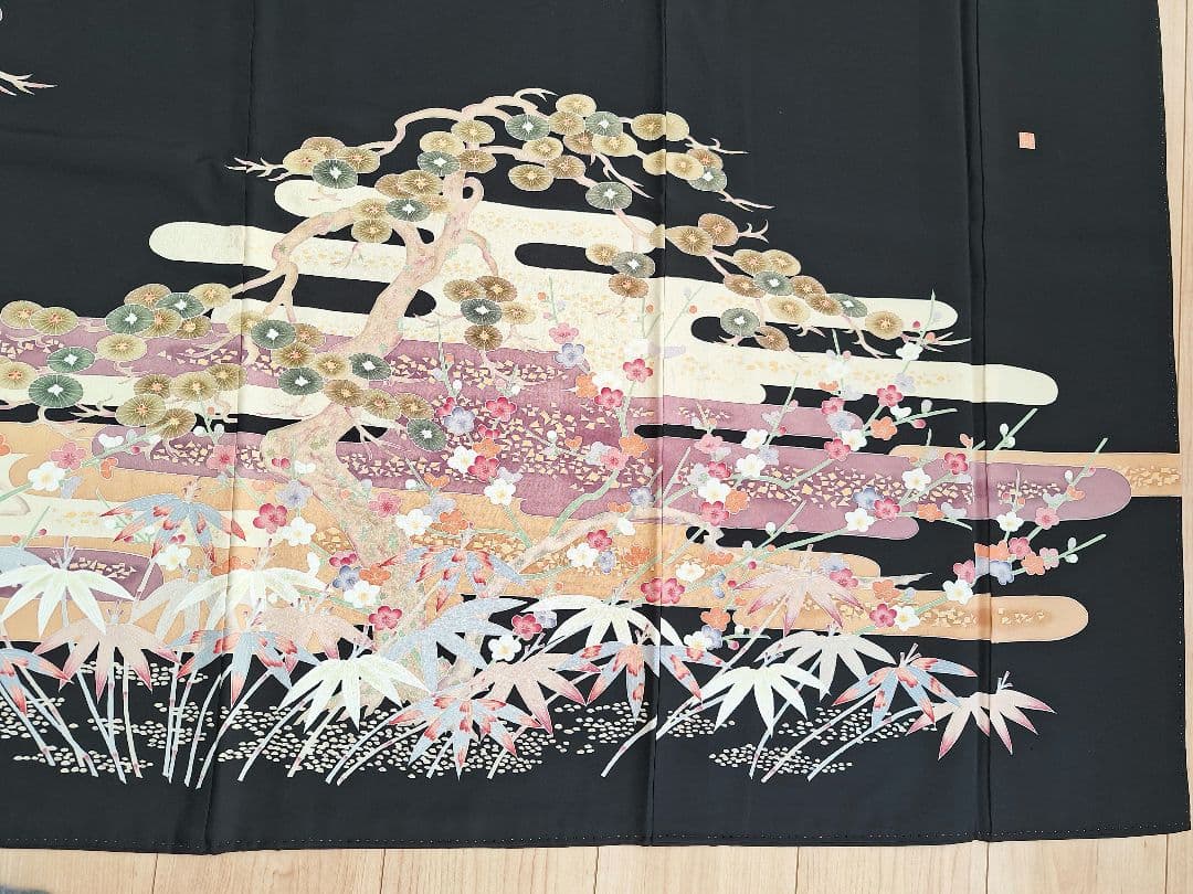 着物リメイクワンピース3683