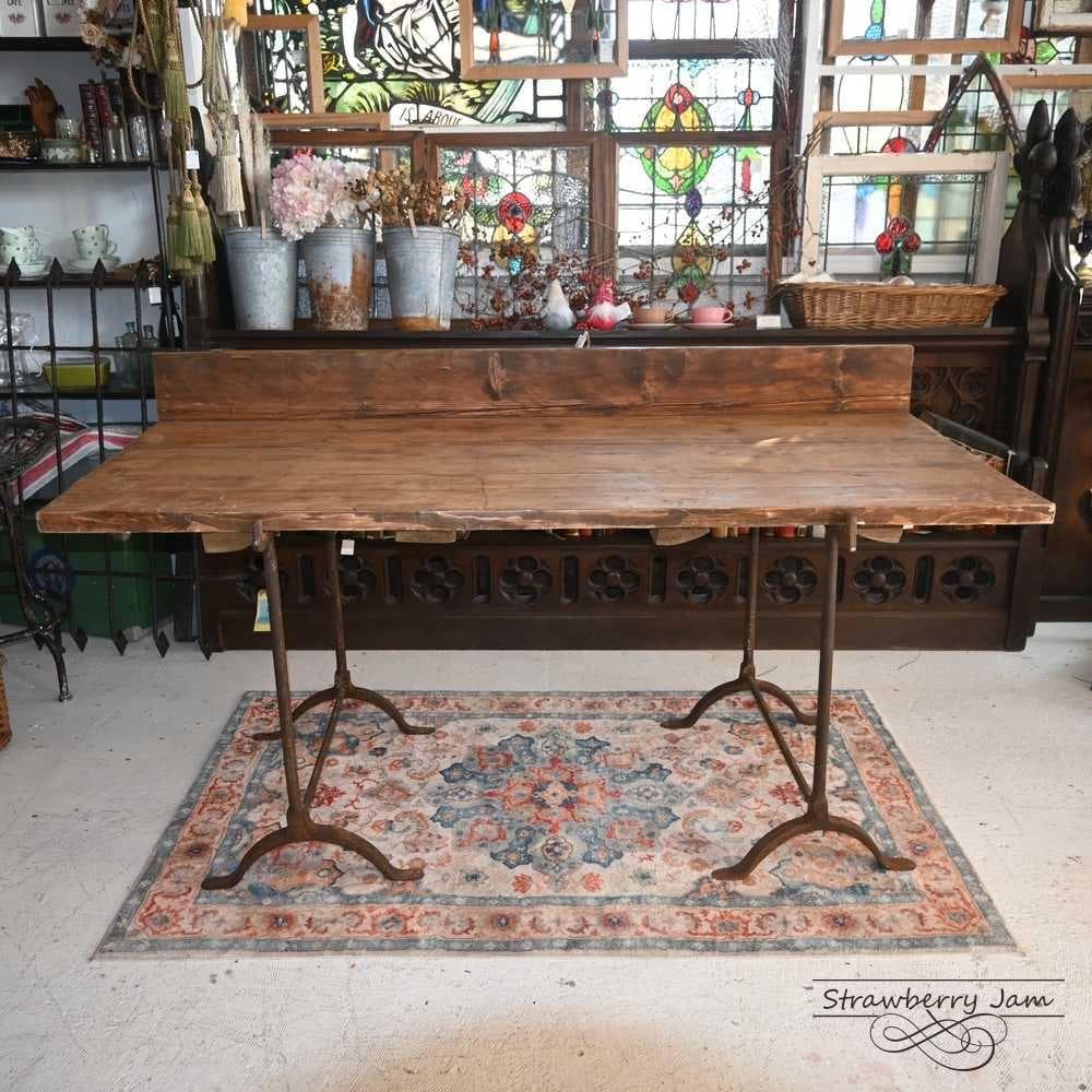 り*樹様 L3710-6 英国アンティーク ファームテーブルアトリエ テーブル