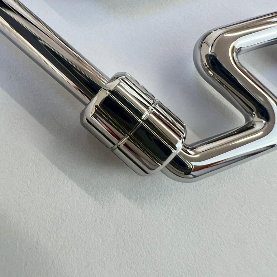 新品未使用　HERMES エルメス　Hトゥ・スピード　シルバー　キーリング