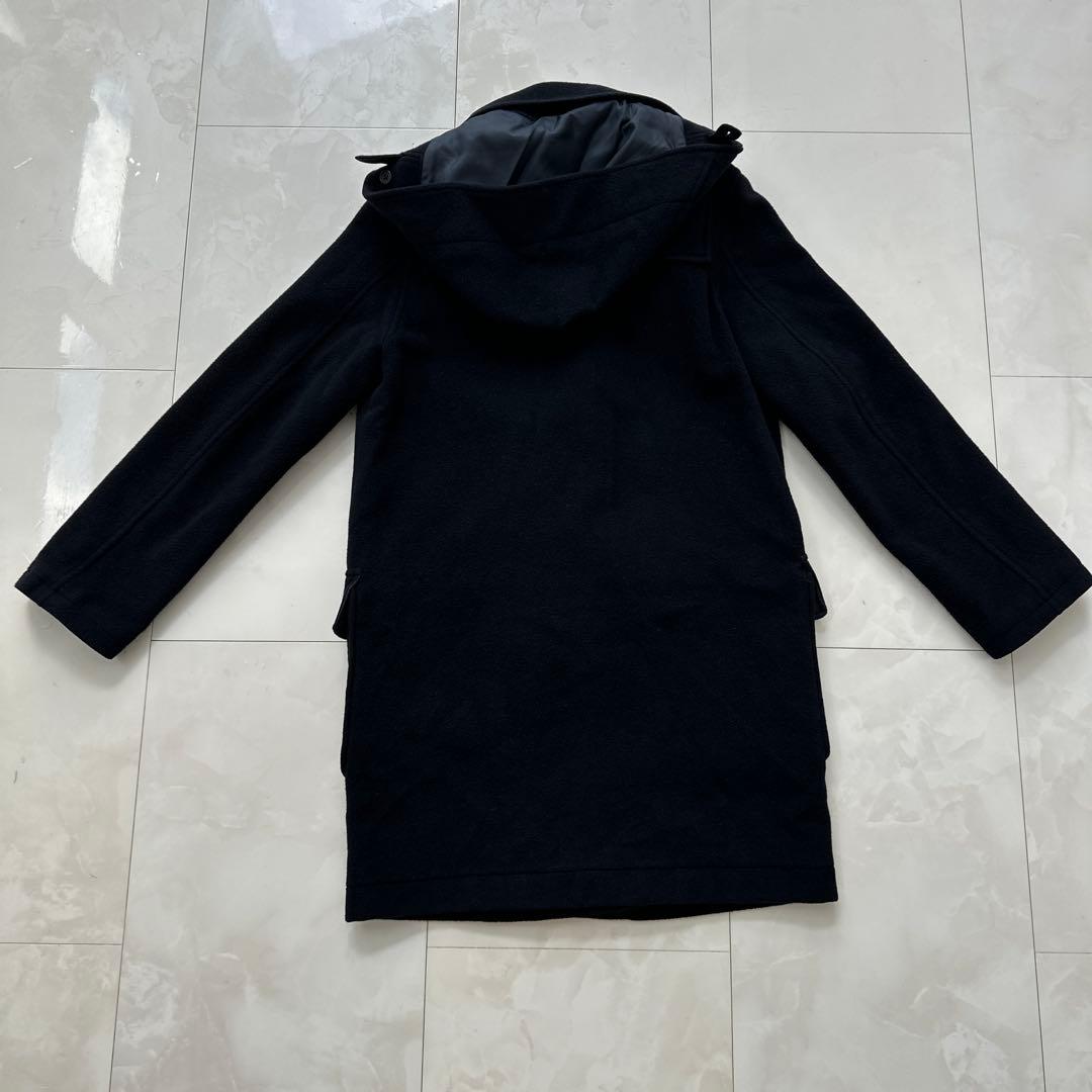 J.PRESS フード付き　ダッフルコート 160 ウール・カシミア混　濃紺