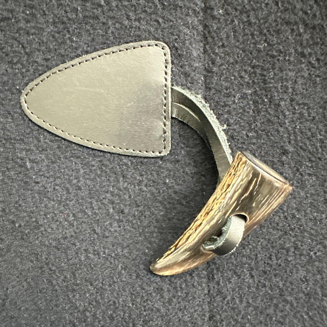 J.PRESS フード付き　ダッフルコート 160 ウール・カシミア混　濃紺