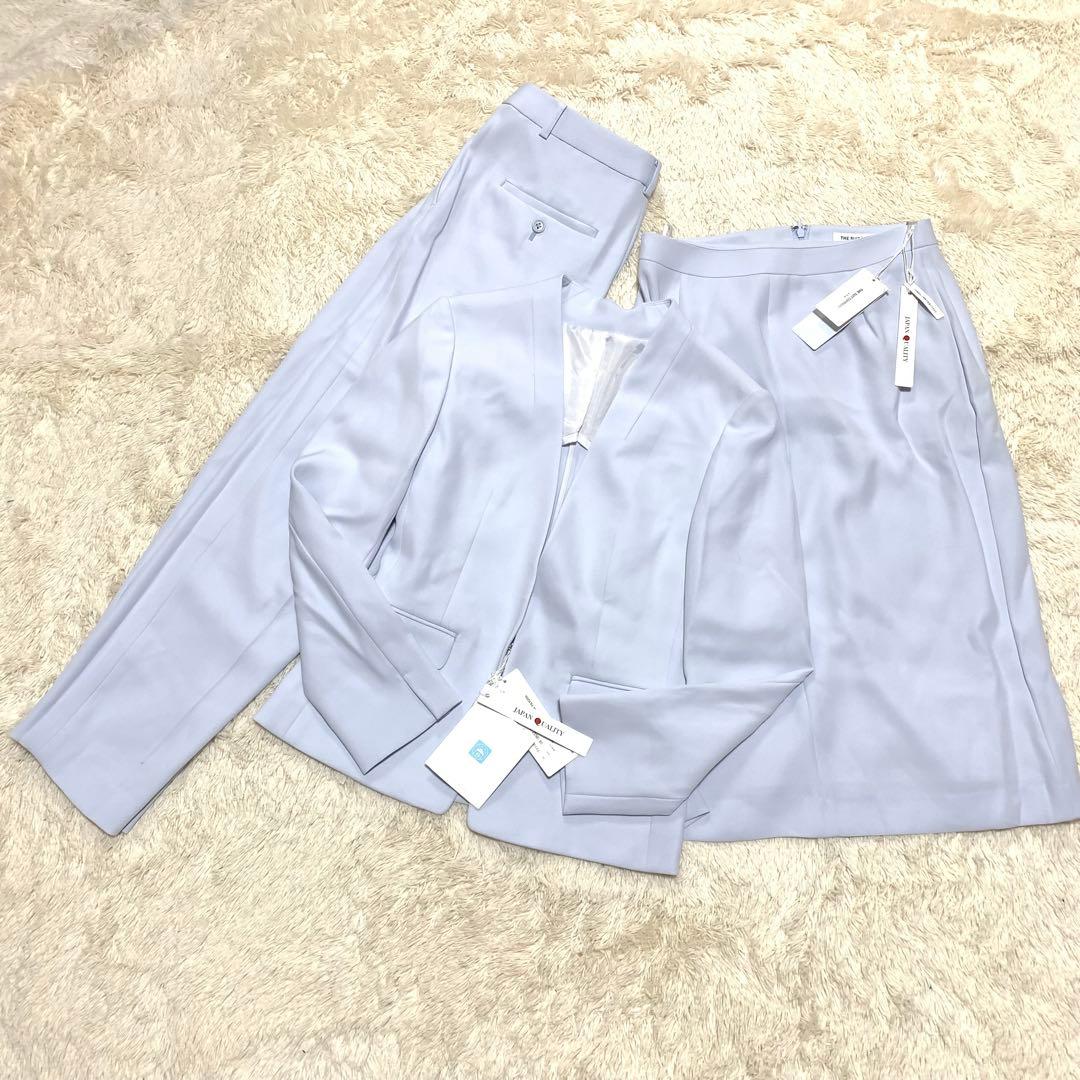 新品未使用　スーツカンパニー　3ピース　ノーカラージャケット　38