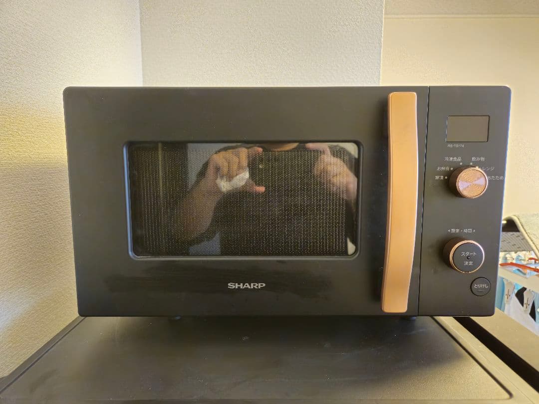 SHARP 単機能電子レンジ 黒