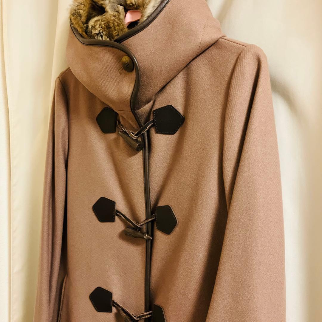 ビューティーアンドユース メルトンファーフードライナーコート