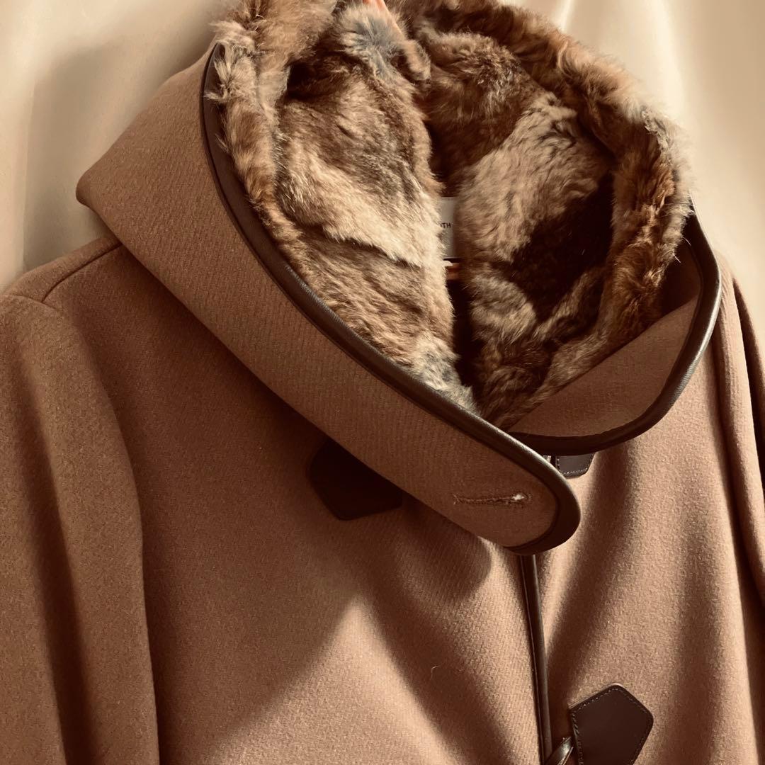 ビューティーアンドユース メルトンファーフードライナーコート