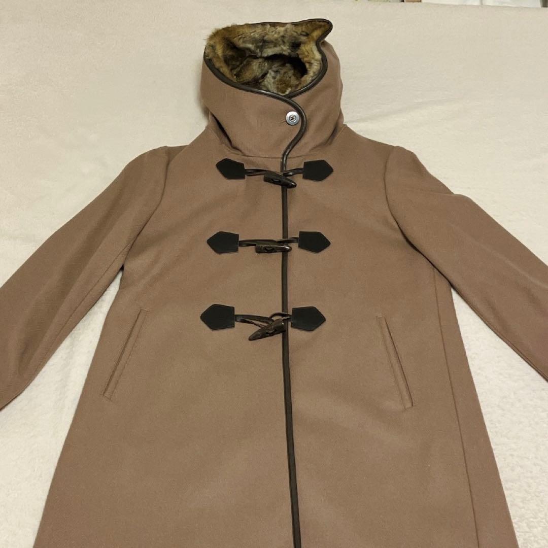 ビューティーアンドユース メルトンファーフードライナーコート