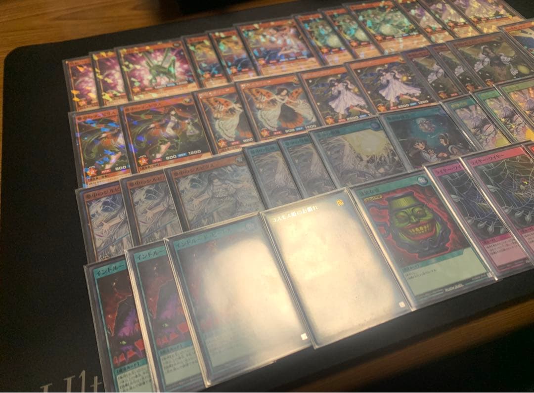 ラッシュデュエル　夢中　デッキ　調整パーツ+スリーブ付き