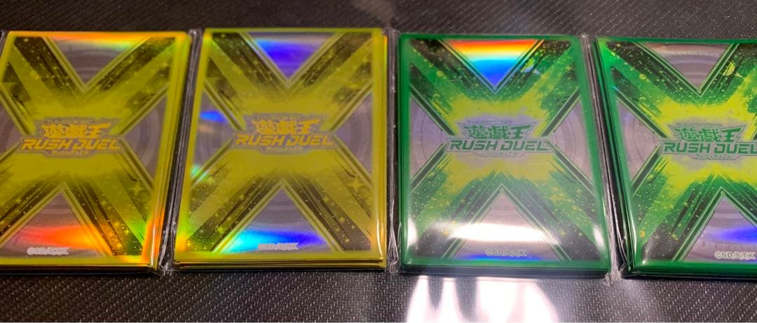 ラッシュデュエル　夢中　デッキ　調整パーツ+スリーブ付き