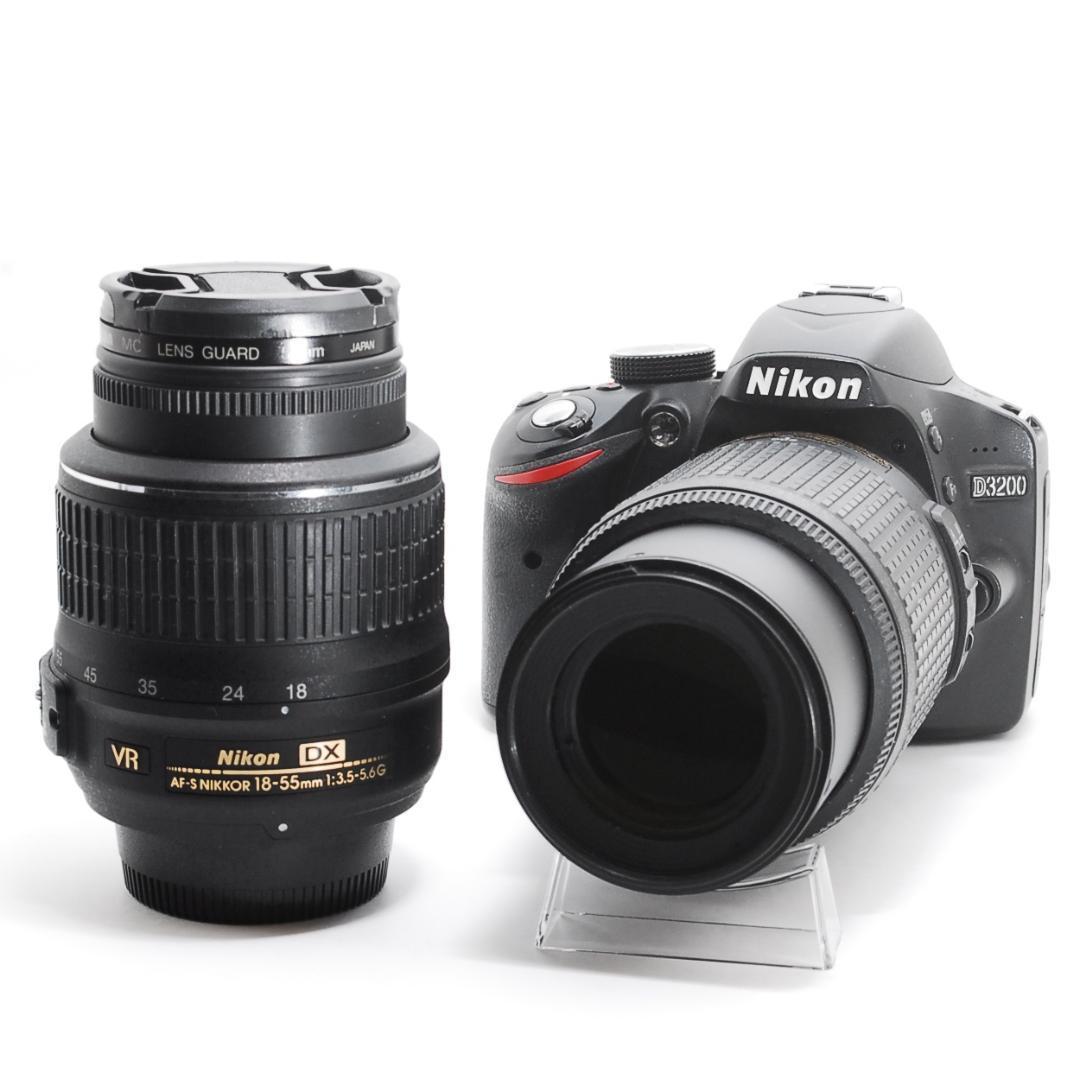 【超高画質×ダブルVR】Nikon D3200 標準＋望遠セット