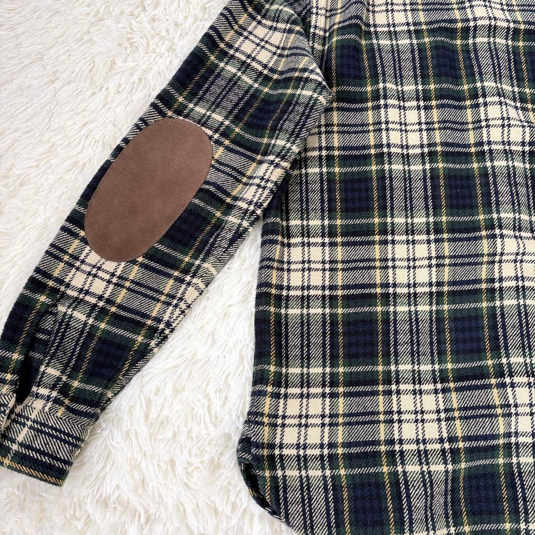 ダブルアールエル　シャツ　メンズ　L チェック 大きいサイズ　美品　ネルシャツ