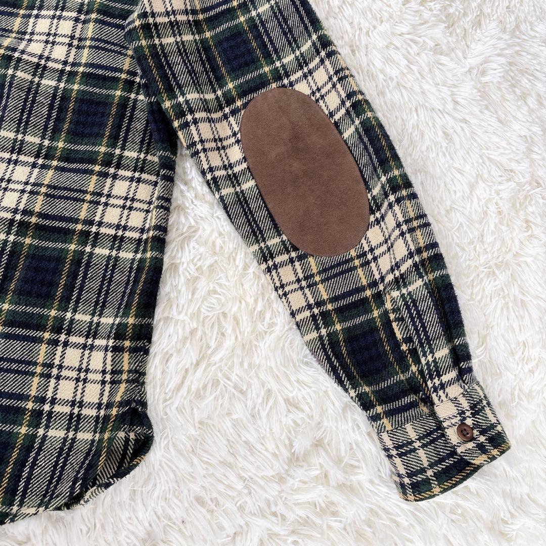 ダブルアールエル　シャツ　メンズ　L チェック 大きいサイズ　美品　ネルシャツ